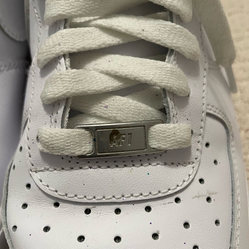 Women’s Nike Air Force 1 low 07 white/white size 11.5/ men’s size 10 - Picture 4 of 11